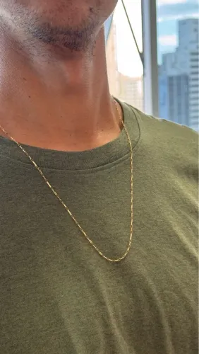 Corrente de Ouro 18k Cartier 60cm NOVA - Parcelo em até 10x