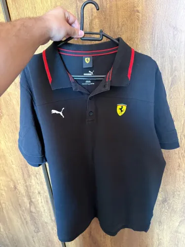 Camiseta polo Puma x Ferrari original tamanho L/G