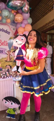 Animação, garçon, fritadeira