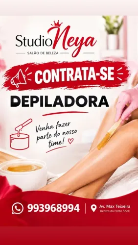 Preciso de cabeleireira e depiladora com experiência