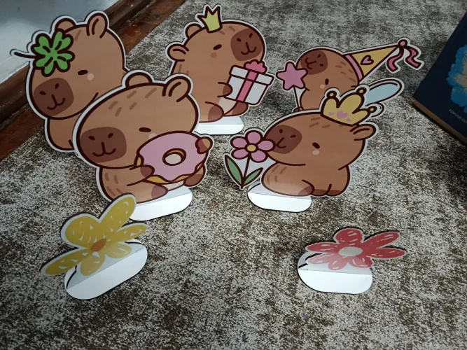 Decorativos para mesa capivara