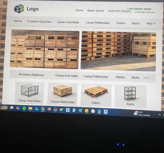 Site simples R$ 350,00 entregue em 3 dias 