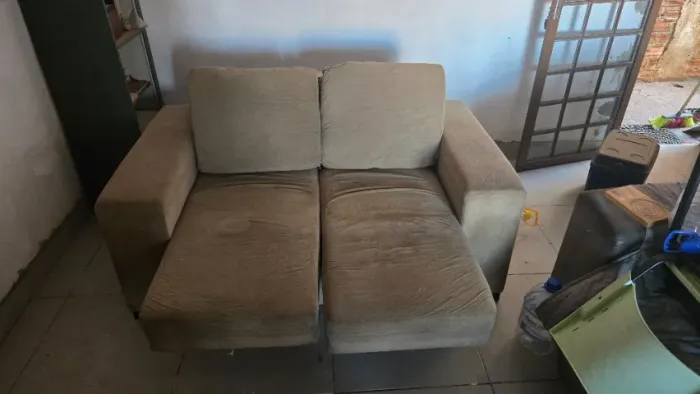 Sofa 2 lugares pequeno retrátil