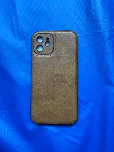 Capa em couro legítimo iPhone 12