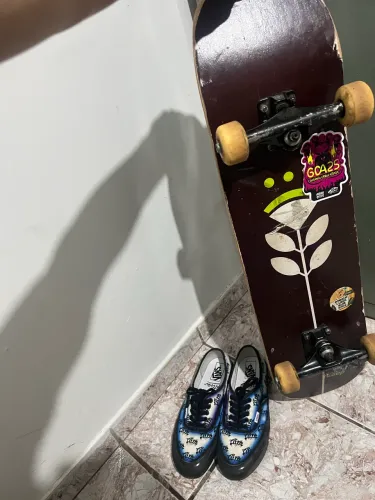 Skate e tênis de skate