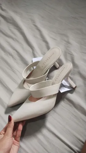 Scarpin Mule off white 
