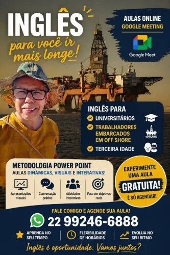 Aulas de Inglês online!