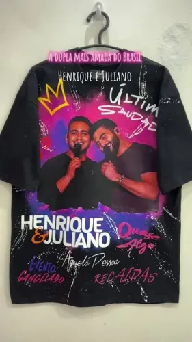 Vendo Camisa show Henrique e Juliano BH.