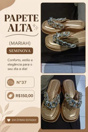 Sandália plataforma