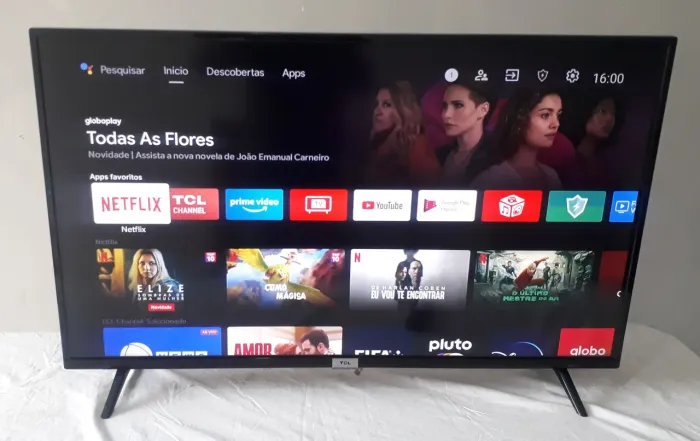VENDO TV SMART TCL ANDROID COM COMANDO DE VOZ E WIFI
