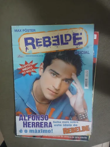 Relíquia Kit Rebelde RBD Ano 1 Nº1 Alfonso Herrera + Anahí + Amores Rebeldes Oficial