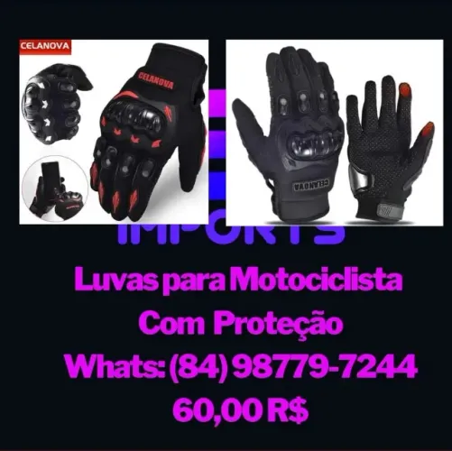 luvas para Motociclista