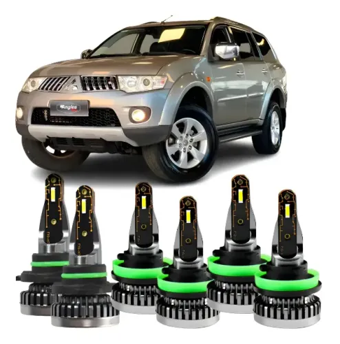Kit Ultra Led Mitsubishi Pajero Dakar 2012/2013 10000LUMENS
