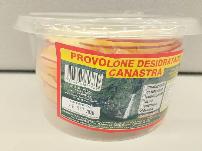 queijo provolone desidratado pote 200gr