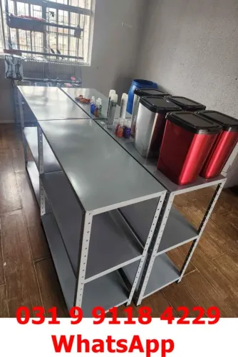 Estante de 1 Metro de Altura Funda 40cm de Profundidade com 3 Divisórias - Frete Grátis