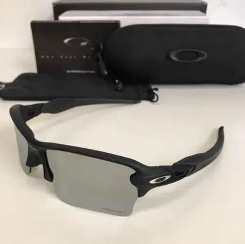 óculos de sol oakley flak 2.0 prata
