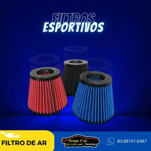 FILTRO DE AR ESPORTIVO 2,5