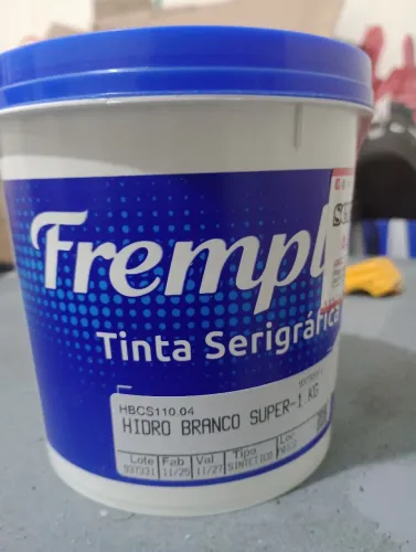 Tinta Serigrafia Branco Super Fremplast 1Kg