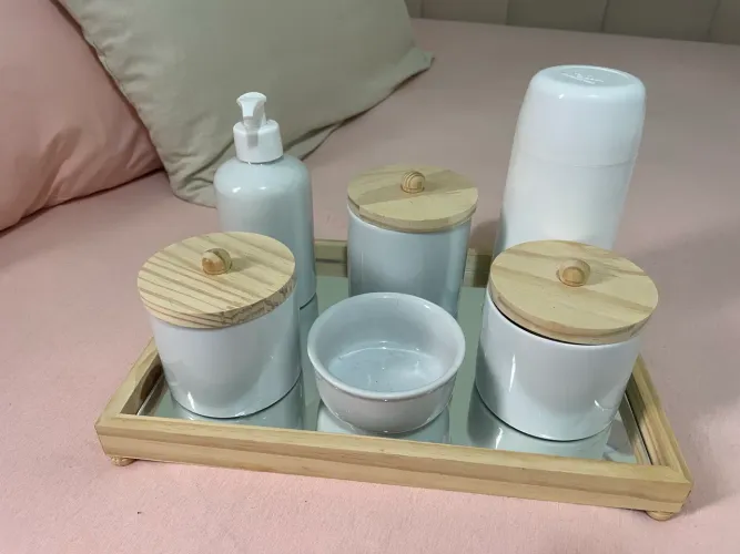 Kit Higiene Infantil Porcelana
