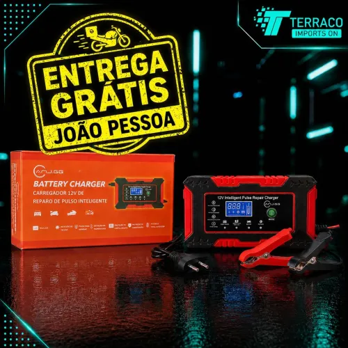 CARREGADOR DE BATERIA AUTOMOTIVA INTELIGENTE