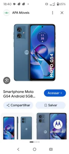 Vendo moto g 54
