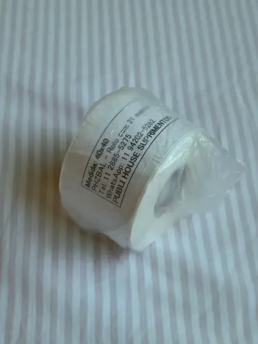 Bobina Etiqueta Balança 40X40mm Térmica Adesiva 21 metros 