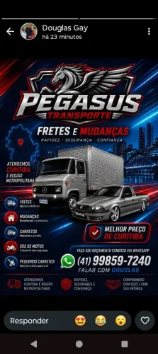 Mudança e frete no pra Curitiba e região!