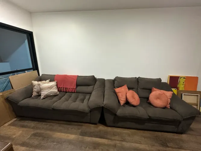 Sofá 2 e 3 lugares semi novo