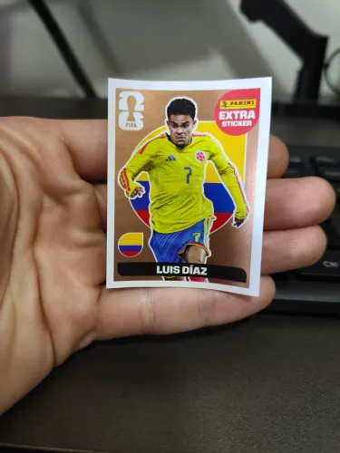 Figurinha Legend Extra Sticker Luis Díaz Colômbia