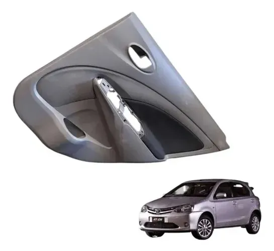 Forro Porta Traseira Direita Toyota Etios 2013 Prateado