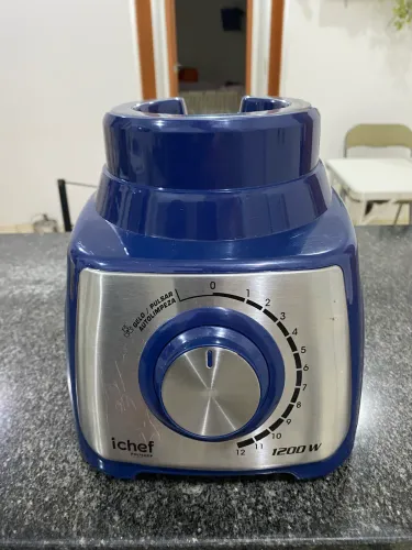 Base Liquidificador Ichef Polishop 1200w azul - Excelente estado