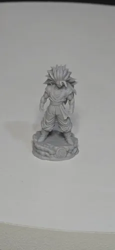 Miniatura de resina, Goku SSJ3 (Dragon Ball).