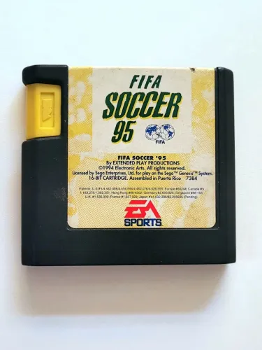 Jogo FIFA Soccer 95 - Exclusivo Sega Genesis/Mega Drive (100% Original EA)