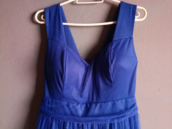 Vestido De formatura azul Royal 