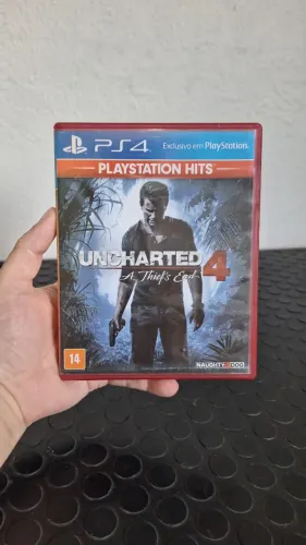 Uncharted 4: A Thief's End Edição Hits - Mídia Física PS4 (Bom)