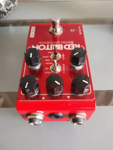 Pedal Guitarra distorção Red Briton -  Marshall in a box
