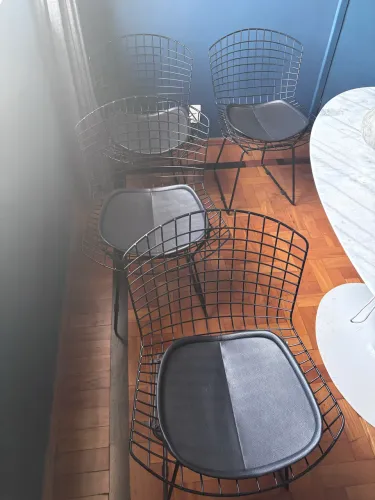CONJUNTO DE CADEIRAS BERTOIA