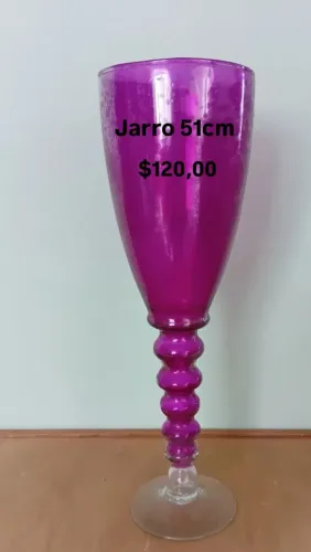 JARRO EM VIDRO COM 51cm