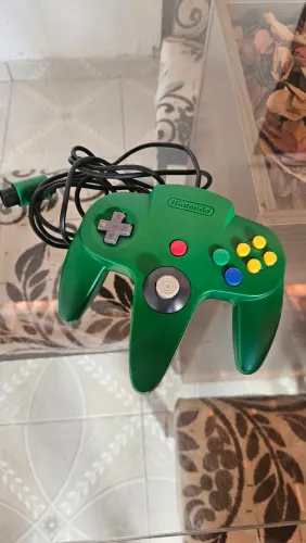 Controle nintendo 64 verde