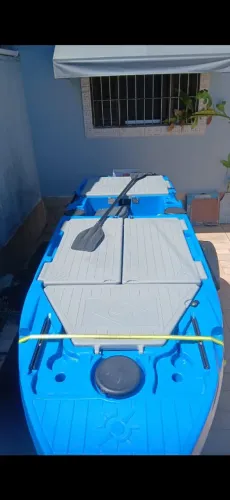 VENDO BARCO MILHA BOAT + MOTOR NOVO usado 1 ÚNICA VEZ E CARRETINHA OK