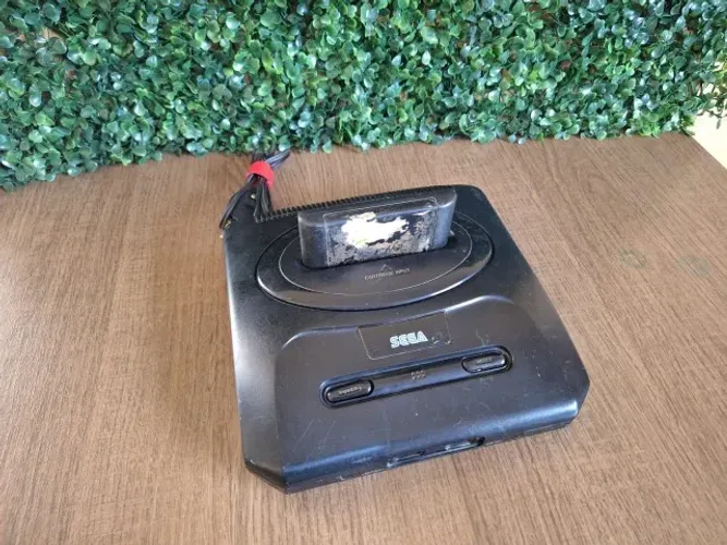 Mega drive 3 funcionando com cartucho sonic 2 original leia anuncio