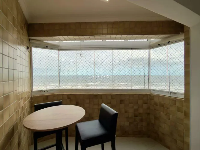 Apartamento mobiliado com vista para o mar à venda no Bairro Mirim, Praia Grande