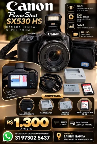Câmera Cânon a venda
