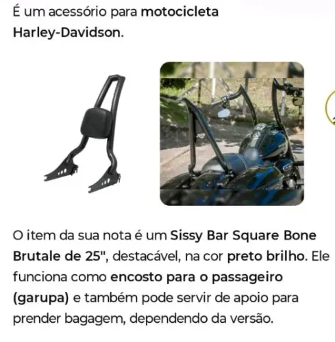 Encosto Harley Davidson
