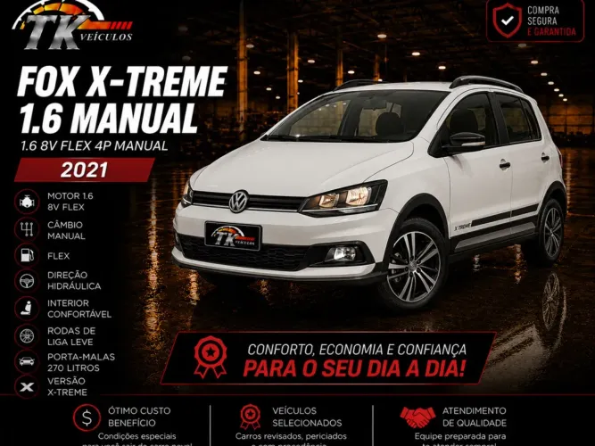 Volkswagen Fox Xtreme 1.6 Flex 8V 5P 2021