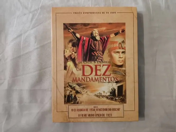 DVD Os Dez Mandamentos Edição Comemorativa 2 Filmes Original