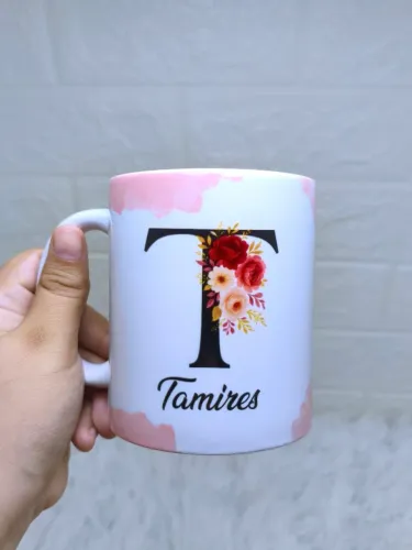Caneca De Letra Inicial