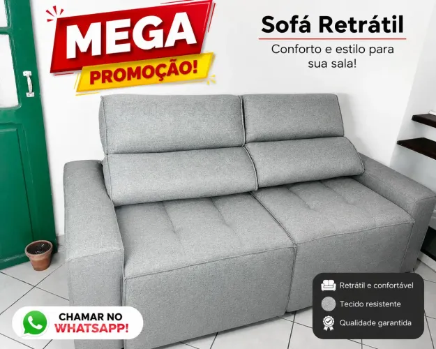 Promoção pra quem chegar primeiro 2 unidades sofá retrátil 