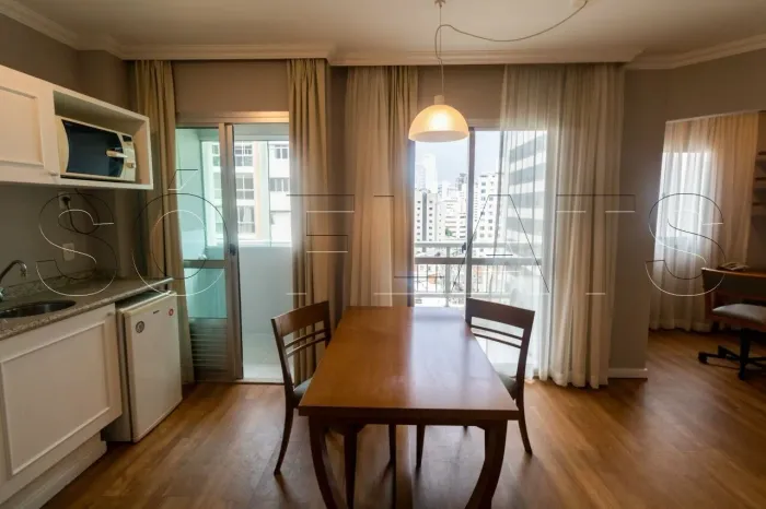 Flat prox a Av Paulista, faculdade Mackenzie e Bairro de Higienopolis. Com entrada imediat
