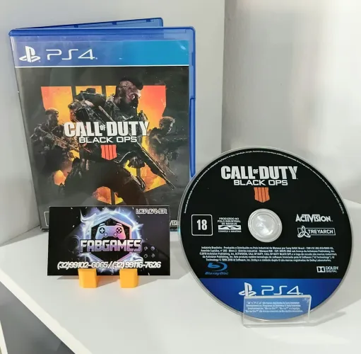 Jogo PS4 Call of Duty black ops 4. Aqui na LOJA FABGAMES